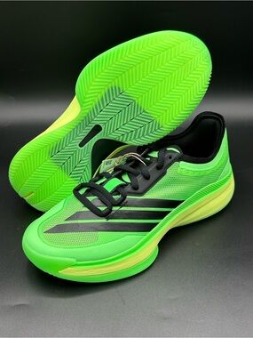 Adidas Adizero Select 3.0 Glow In The Dark Green Basketball Shoes Mens